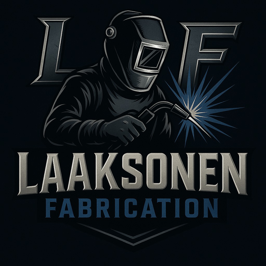 Laaksonen Fabrication, EUP, MI logo